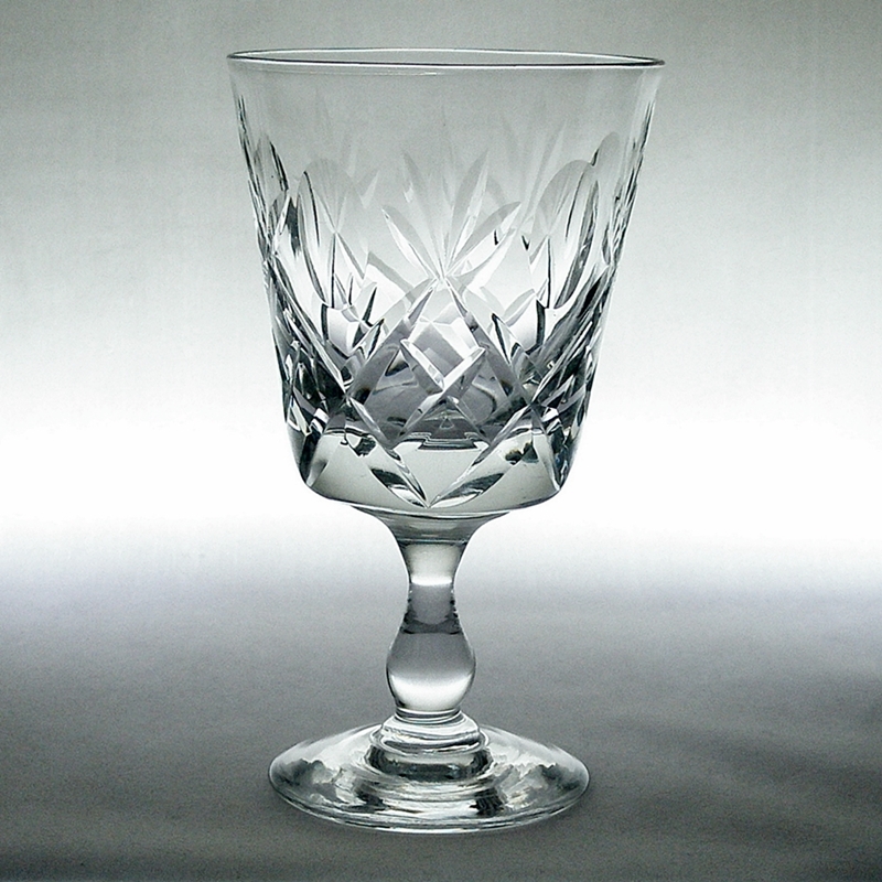 Royal Brierley Crystal Rbc 04 Wine Glass Cut Pattern